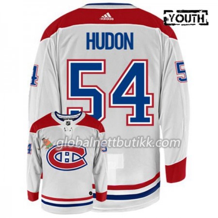 Montreal Canadiens Hockeydrakt CHARLES HUDON 54 Hvit Adidas Authentic - Barn